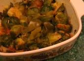 Curried Sevaiyan And Brussels Sprouts